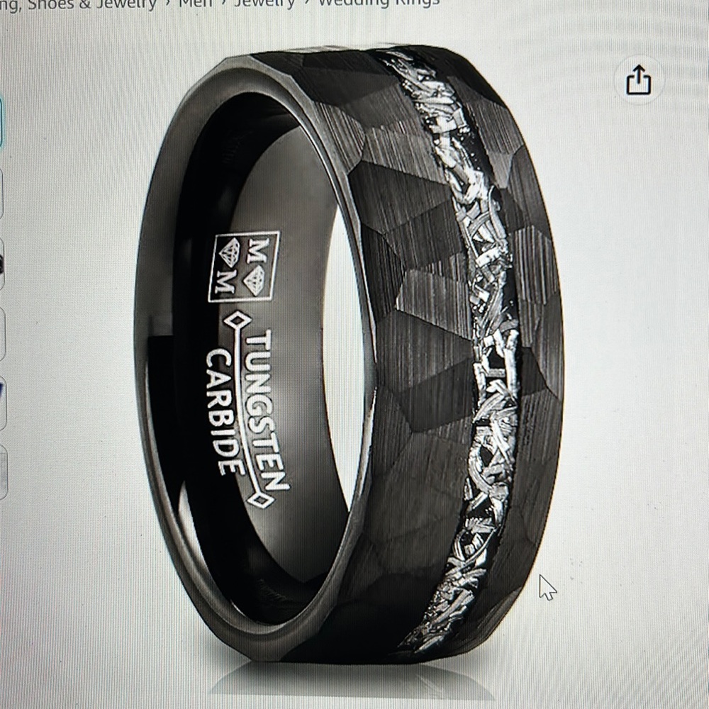 Metal Masters Co. men’s tungsten carbide ring - NEW IN BOX
